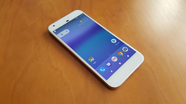 Imagen frontal del Google Pixel XL