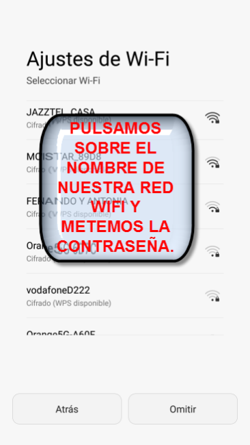 la configuración inicial del Honor 8 Wi-Fi