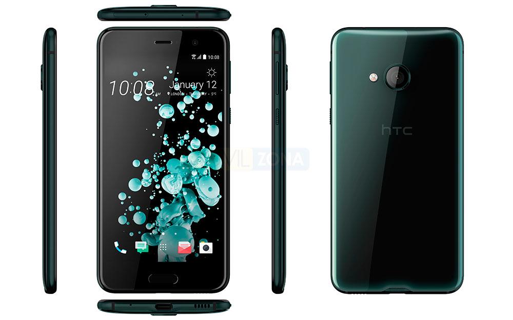 HTC U Play verde