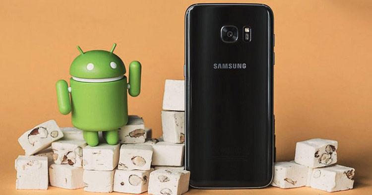 Samsung Galaxy S7 con Android Nougat