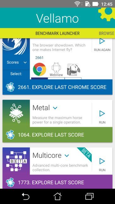 Resultado en Vellamos del ASUS Zenfone 3 Max