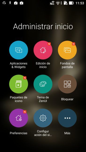 Modo simple del ASUS Zenfone 3 Deluxe