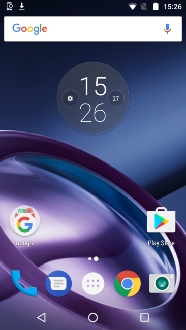 Escritorio del Moto Z