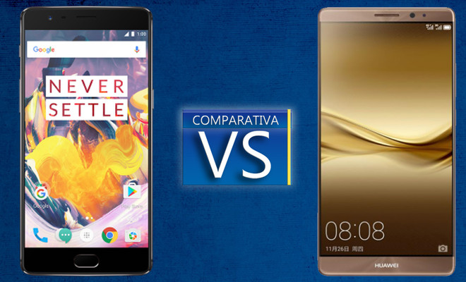 comparativa mate 9 y oneplus 3t