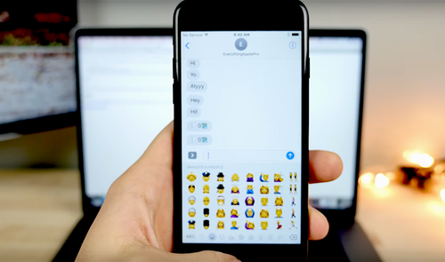mensaje ios 10