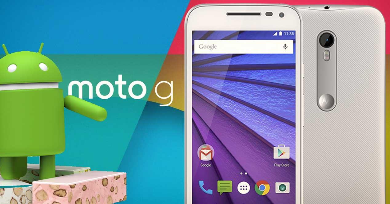 Android 7.1.1 para el Moto G de 2015