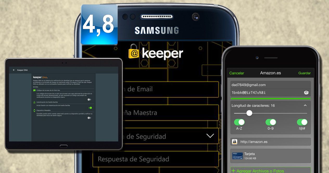 Seguridad centralizada con Keeper Gestor de Contraseñas
