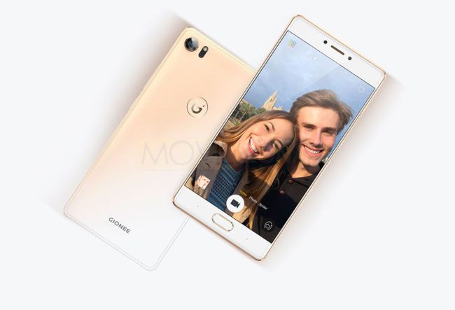 Gionee S8 en color blanco