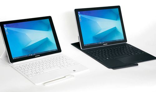Vista lateral del Samsung Galaxy Book