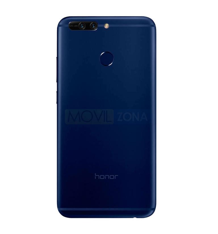 Honor V9 azul trasera cámara