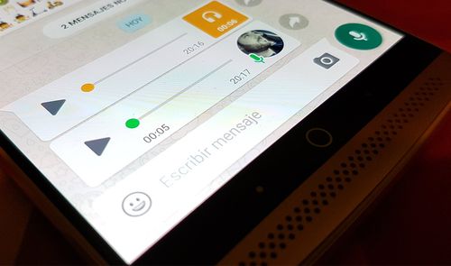 Nota de voz de WhatsApp