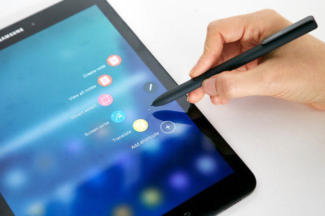 Funciones de S Pen en la Sansung Galaxy Tab S3