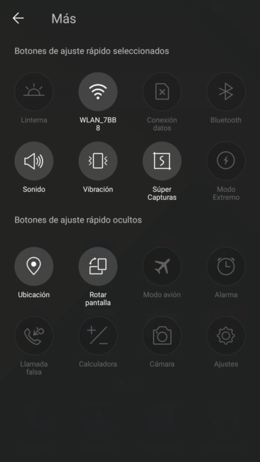 Opciones del Weimei WePlus 2