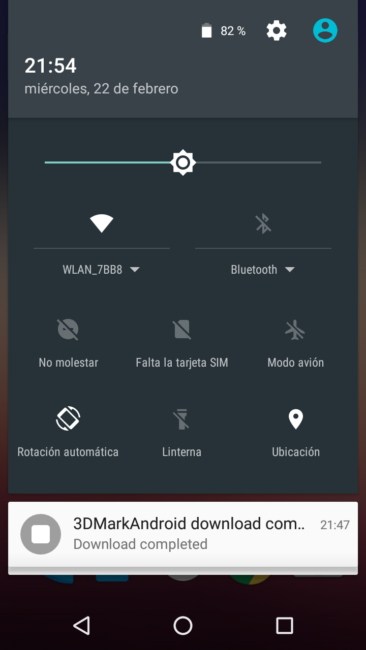 Accesos rápidos Moto E3