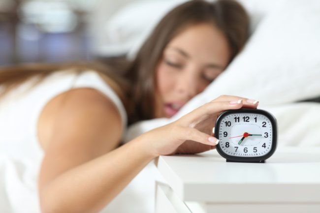 mujer durmiendo