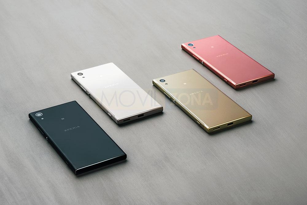 Sony Xperia XA1 negro, plata, rosa y dorado
