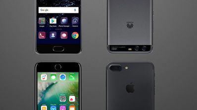 Huawei P10 y el iPhone 7