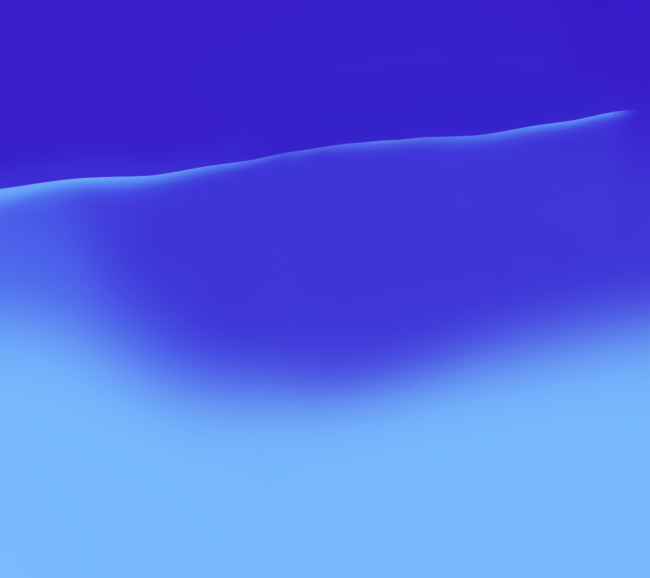 Nuevo fondo de pantalla de Android O color azul opaco