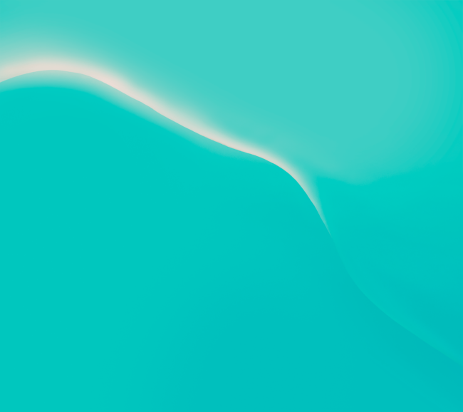 Nuevo fondo de pantalla de Android O color turquesa
