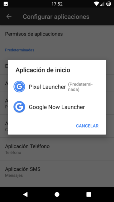 Aplicaciones predeterminadas Android 7 Nougat 1