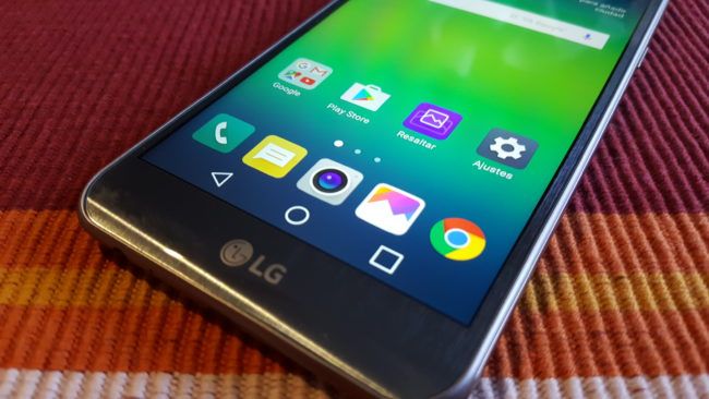 Pantalla del LG X cam