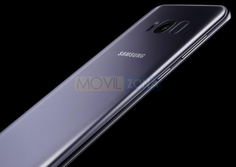 Samsung Galaxy S8 detalle lateral y cámara