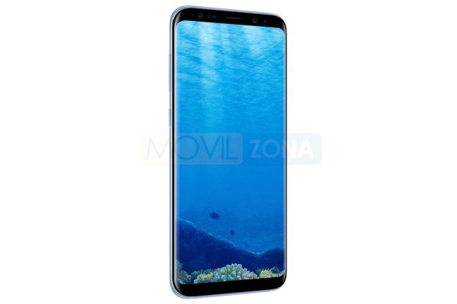 Samsung Galaxy S8 Plus pantalla edge azul