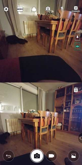Modo cámara del LG G6