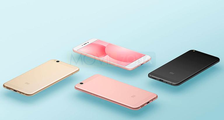 Xiaomi Mi5c dorado, rosa, blanco y negro