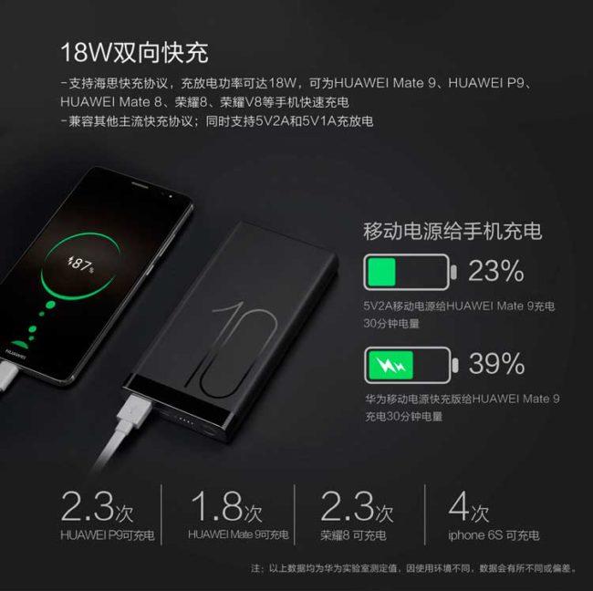 batería externa de Huawei