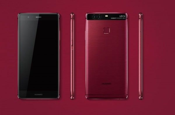huawei p9 rojo