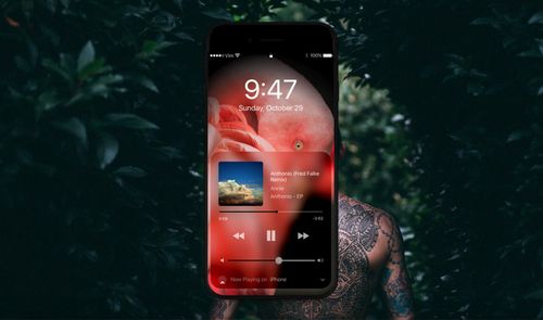 Interfaz del iPhone 8 con iOS 11