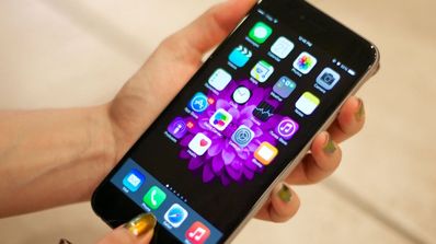 captura de pantalla en iPhone