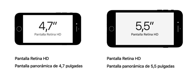 pantallas iphone 7