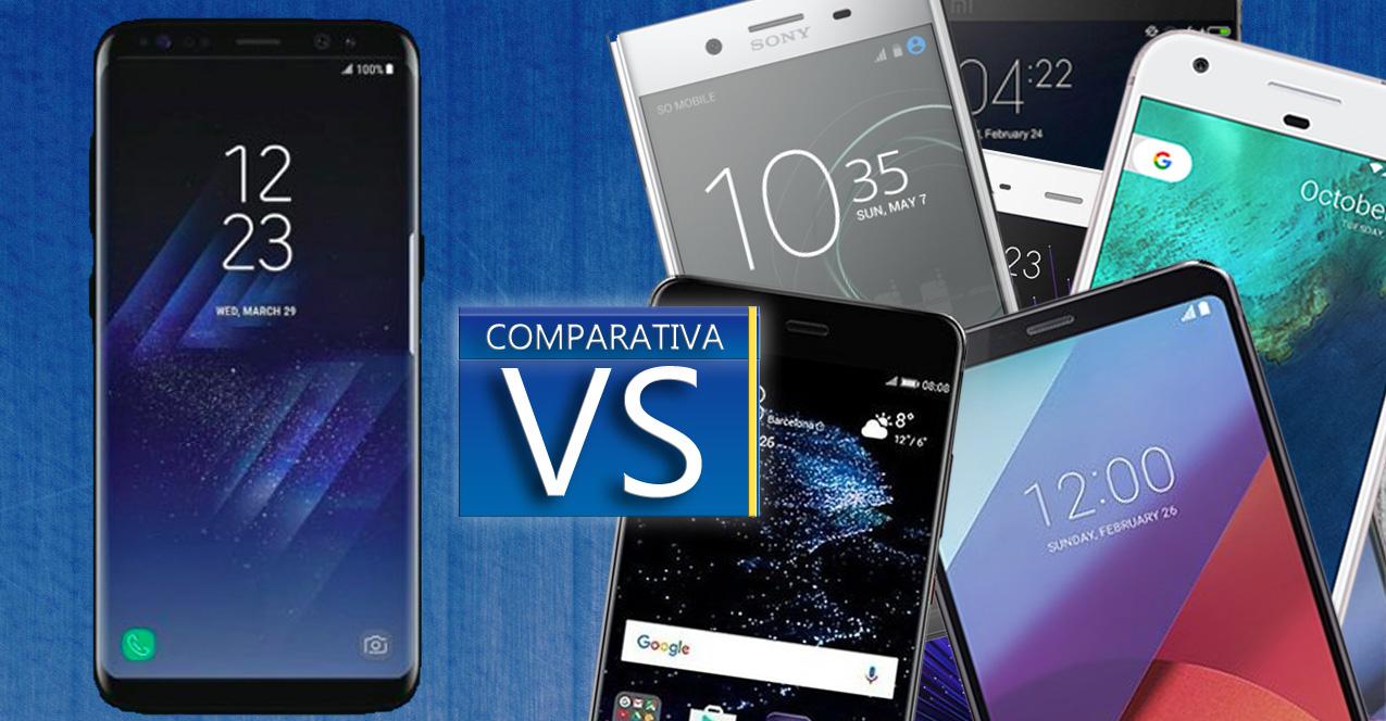 Comparativa del Samsung Galaxy S8