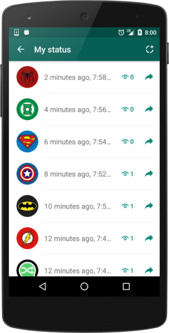 whatsapp status