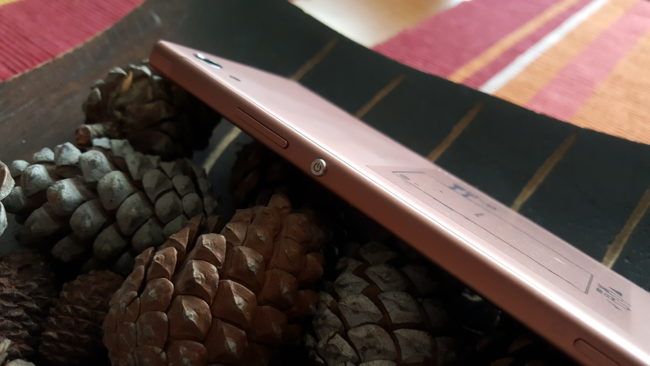 Botón de encendido del Sony Xperia XA1