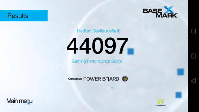 Resultado Basemark Huawei P10 Plus