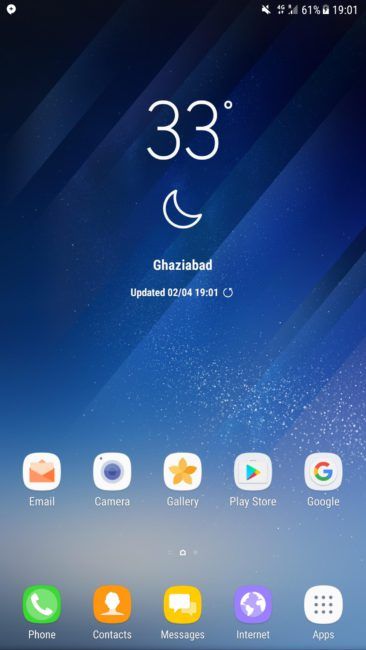 conseguir la apariencia del Galaxy S8