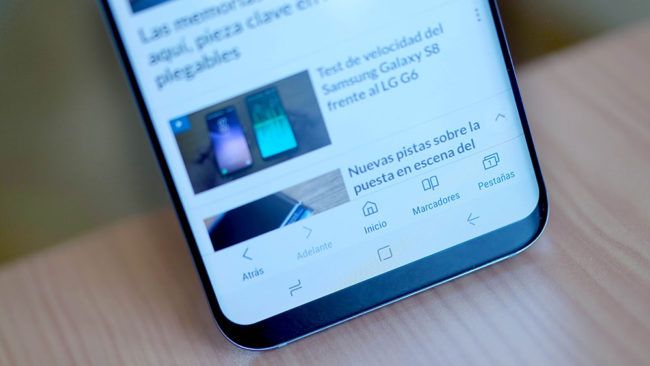 Samsung Galaxy S8+ botón