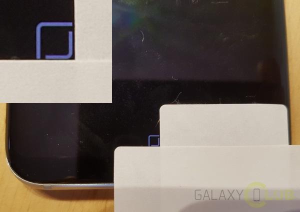 Movimiento imperceptible del botón Home del Galaxy S8