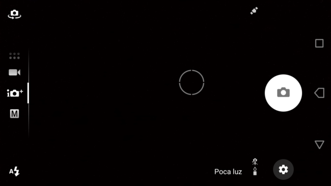 Aplicación cámara del Sony Xperia XA1