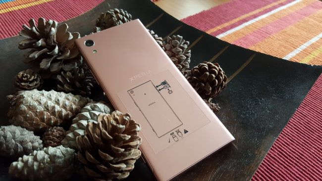 Diseño trasero del Sony Xperia XA1