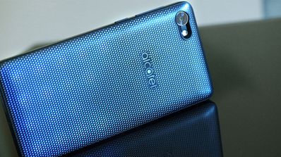 Alcatel A5 LED carcasa azul