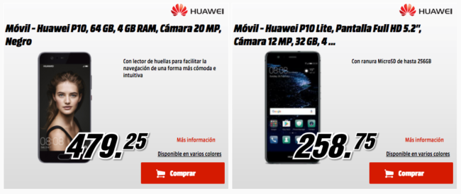 oferta p10 y p10 lite