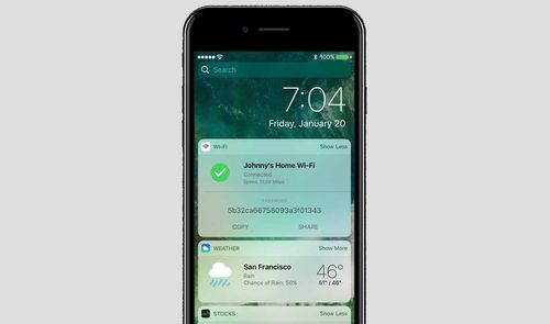 ajustes Wifi del iPhone