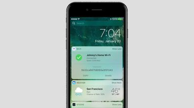 ajustes Wifi del iPhone