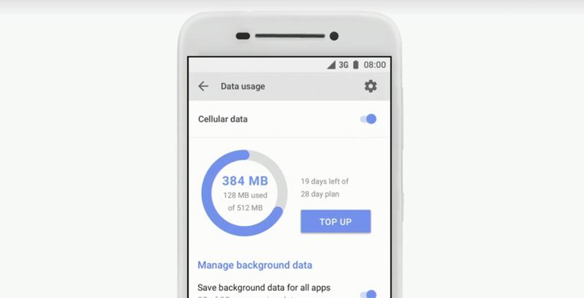 Ajuste para el ahorro de datos en Android Go