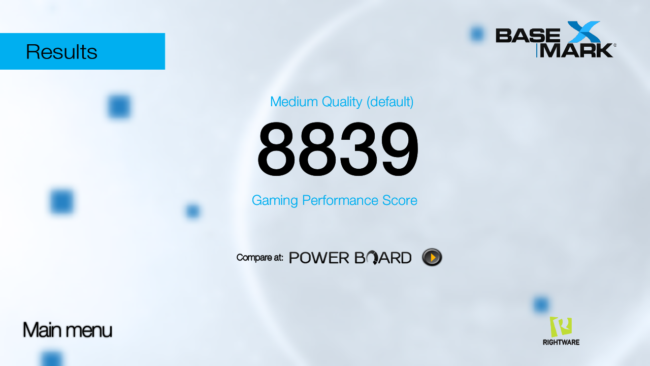 Resultado Basemark Alcatel A5 LED