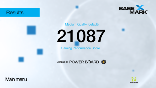 Resultado Basemark del BQ Aquaris X